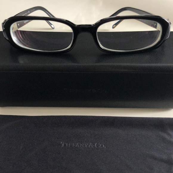 EUC Tiffany & Co. Prescription Glasses/Case/Cleaning Cloth - Picture 2 of 15